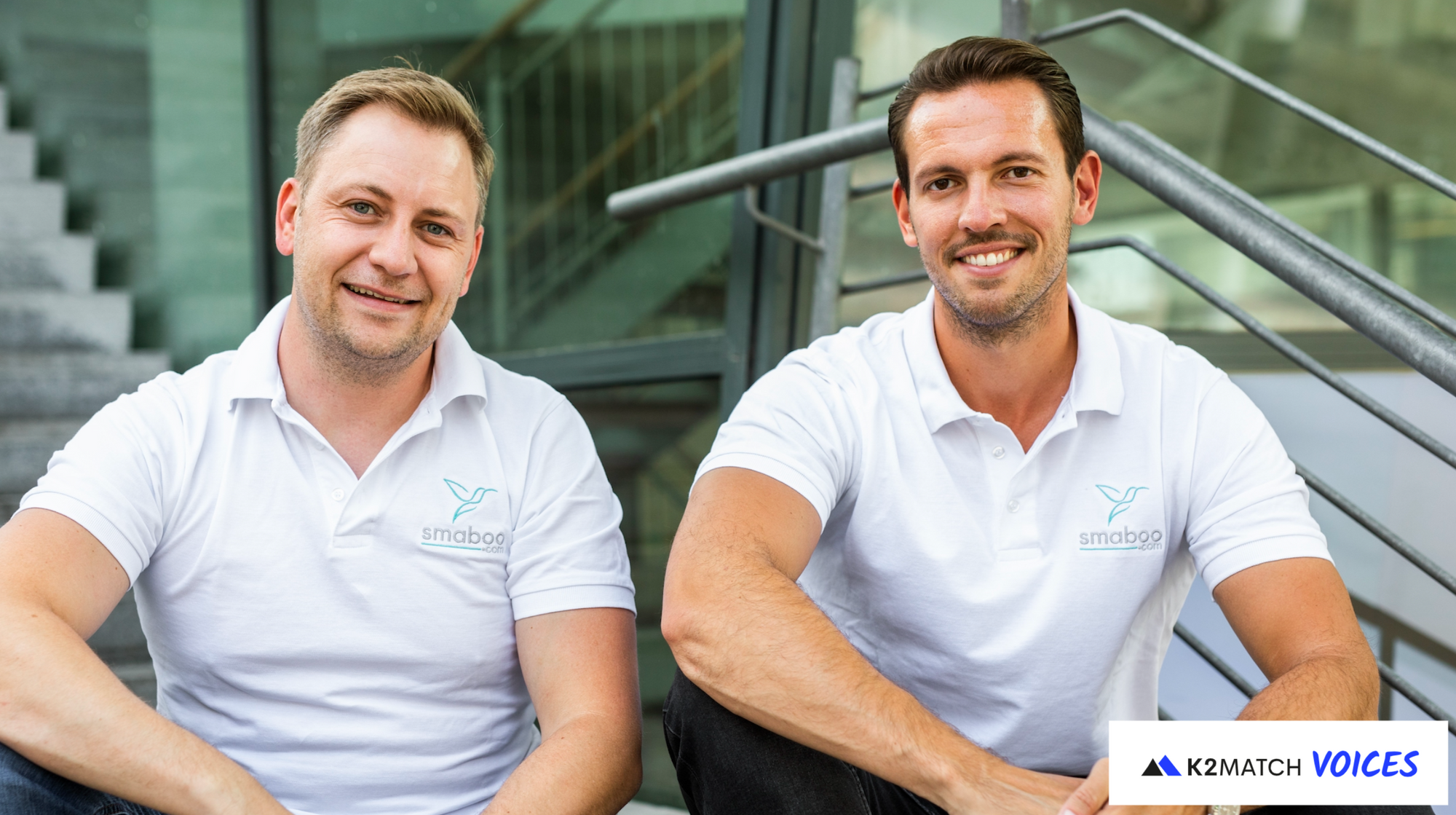 Konstantin Brockmann (left) and Christoph Paulus (right), CO-Founder of smaboo