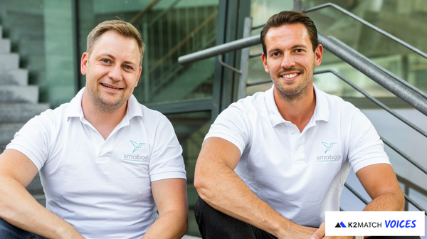 Konstantin Brockmann (left) and Christoph Paulus (right), CO-Founder of smaboo